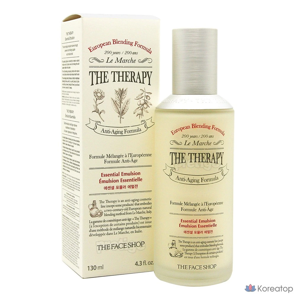 Эмульсия The Face Shop The Therapy Essential Formula Emulsion, 130 мл, 1 шт.
