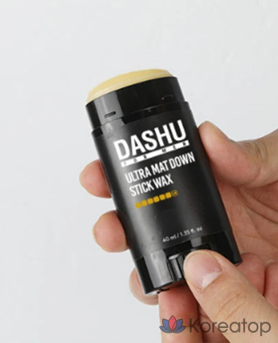 Воск для волос DASHU For Men Premium Ultra Matte Down Stick Hair Wax, 40 мл, 1 шт.