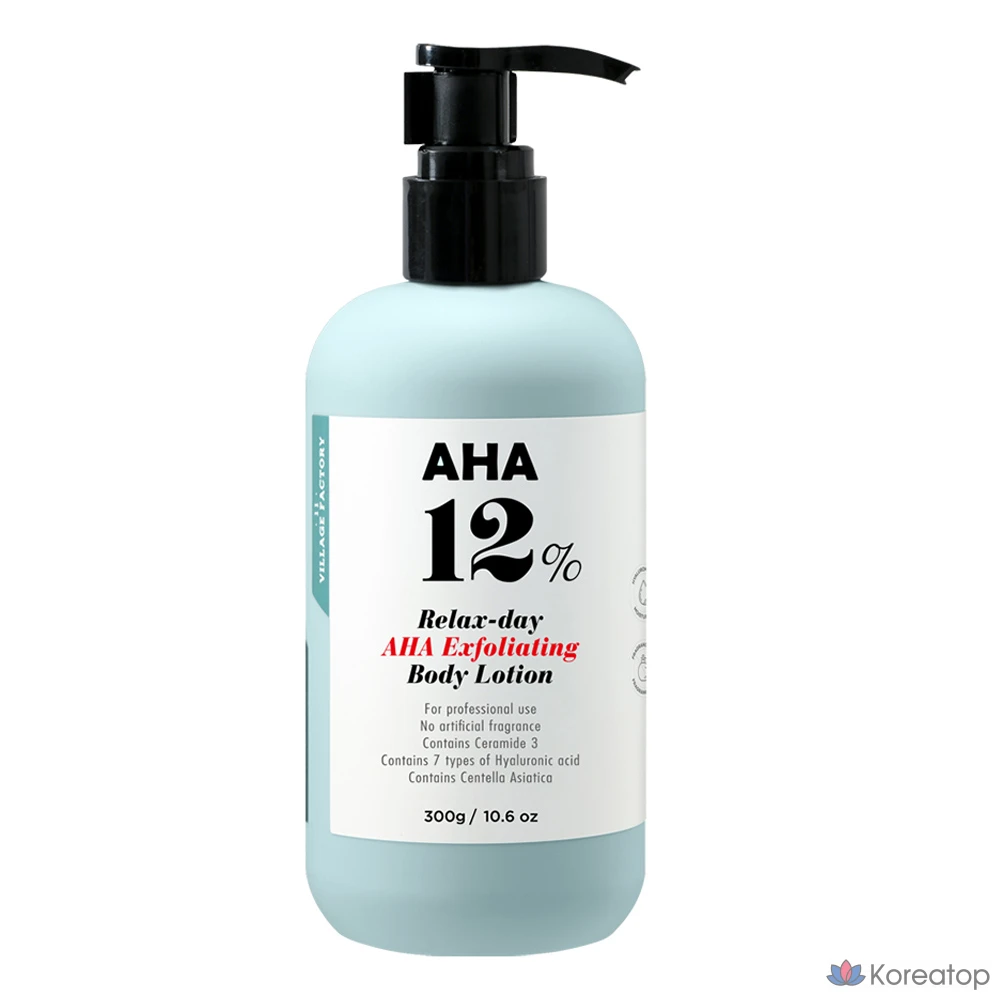 Лосьон для тела Village 11 Factory Relax Day AHA Exfoliating Body Lotion, 300 г, 1 шт.