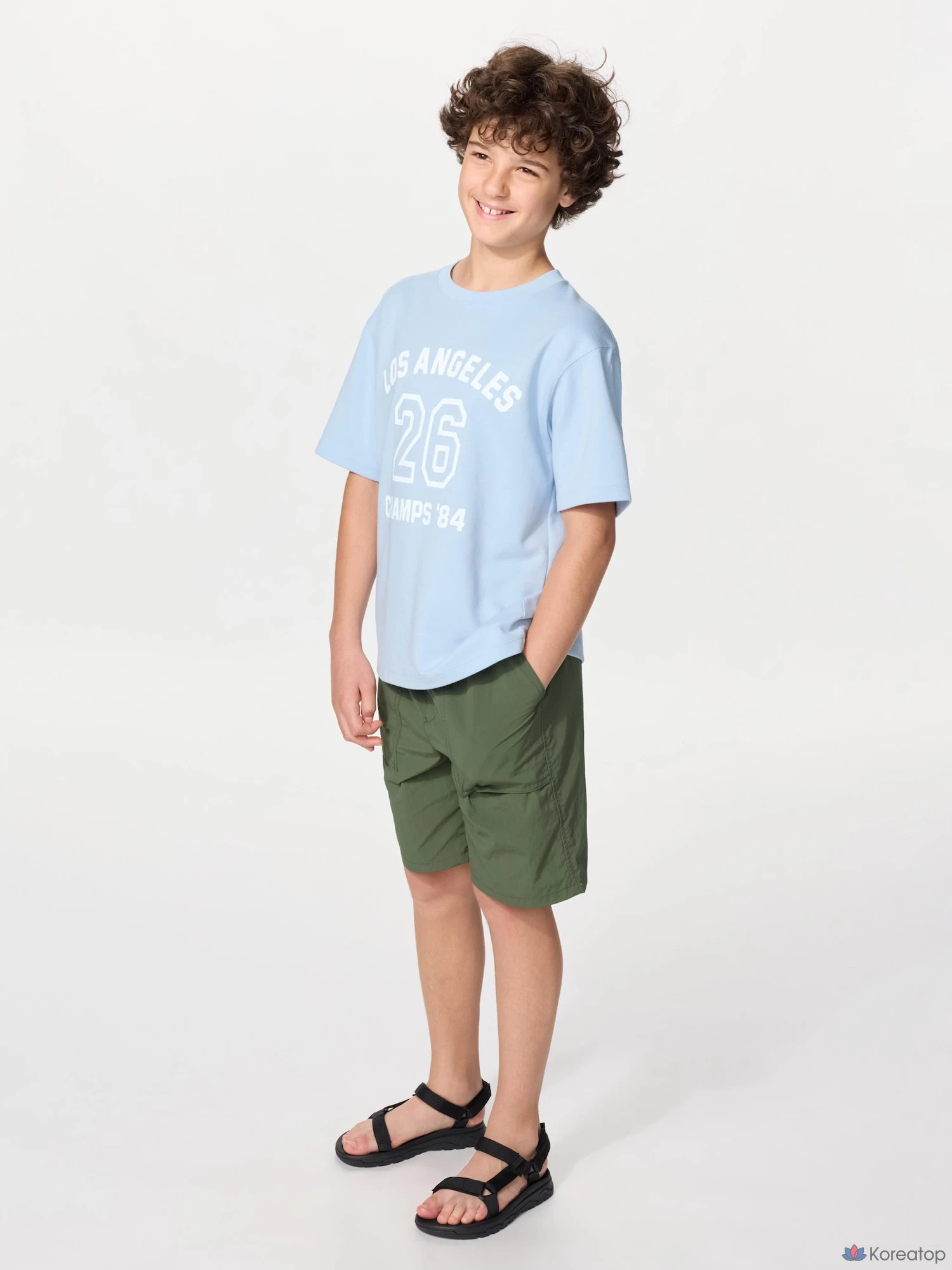 Футболка детская Uniqlo AIRism Cotton Graphic Crew Neck T
