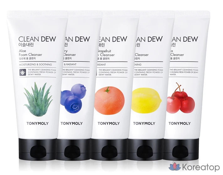Пенка для умывания Tony Moly Dewy Foam Cleanser Red Grapefruit, 180 мл, 1 шт.