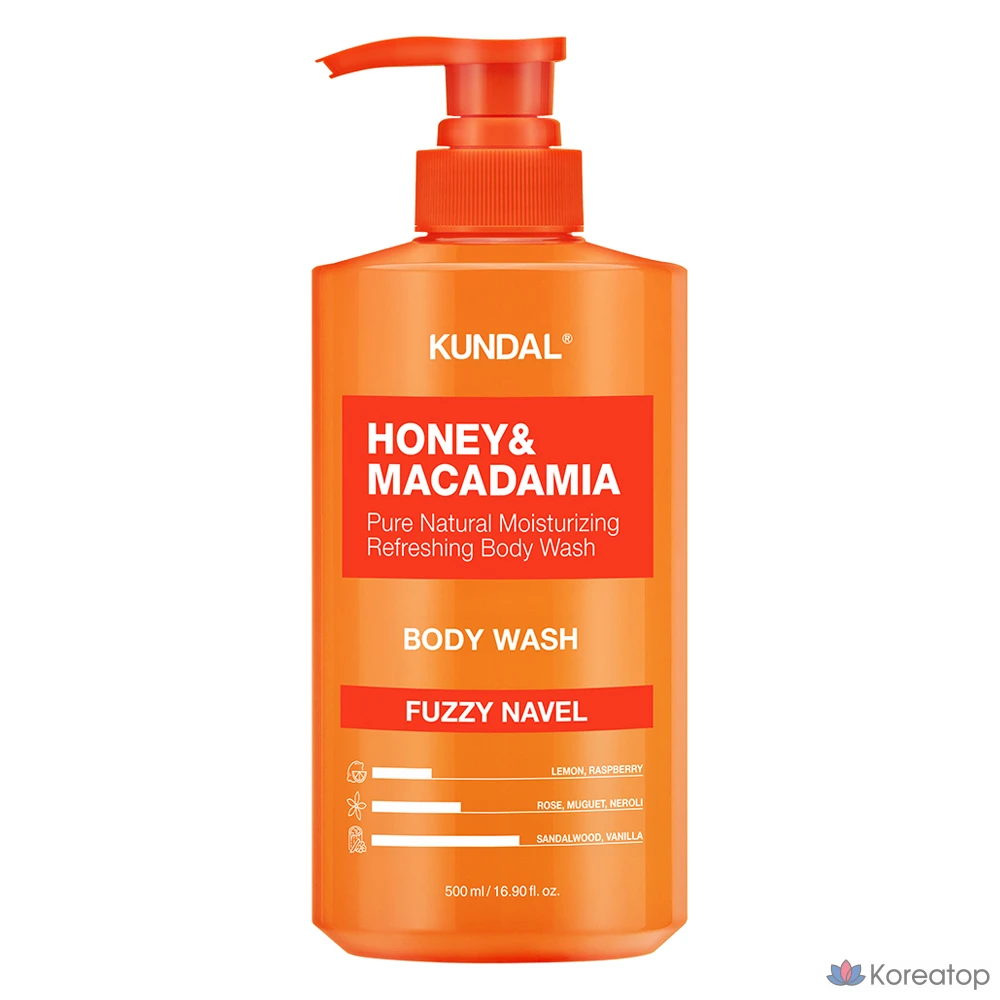 Гель для душа Kundal Pure Body Wash Purgeneable, 500 мл, 1 шт.