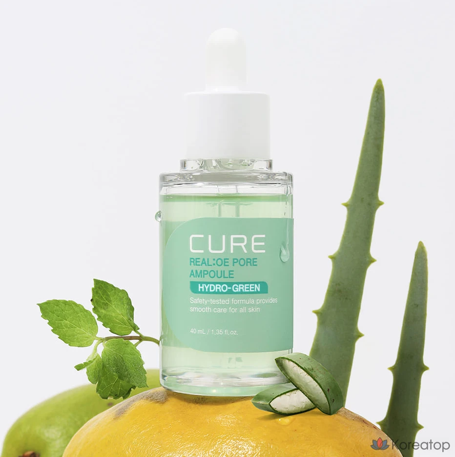 Ампульная сыворотка KIM JEONG MOON Aloe Cure Real Aloe Pore Ampoule, 40 мл, 1 шт.