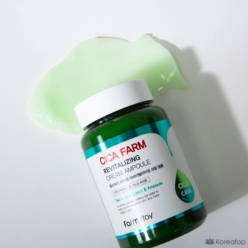 Ампульная сыворотка FarmStay Cica Farm Revitalizing Cream Ampoule, 250 мл, 1 шт.