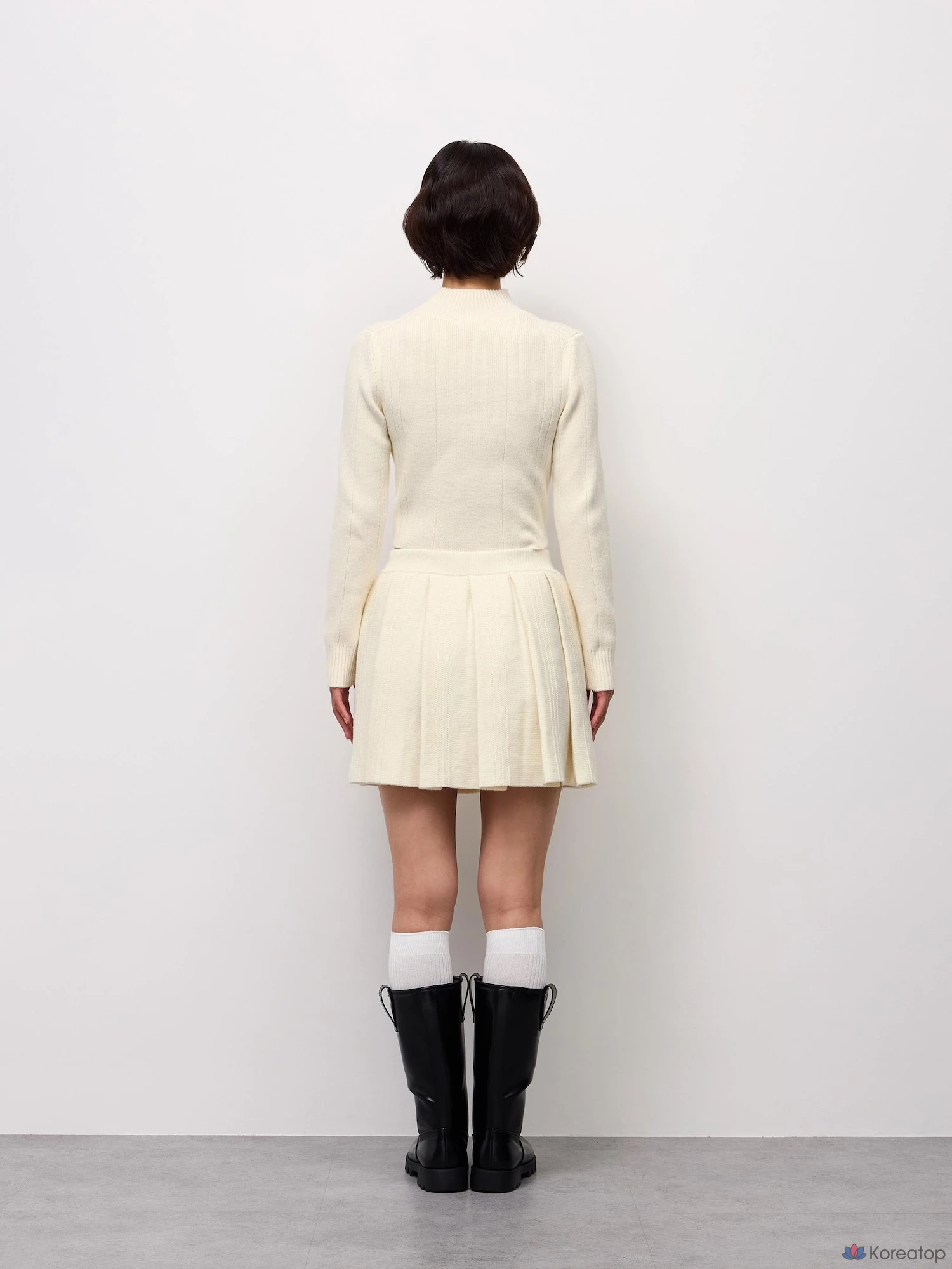 Мини-юбка Uniqlo GU Knit Pleated Mini Skirt