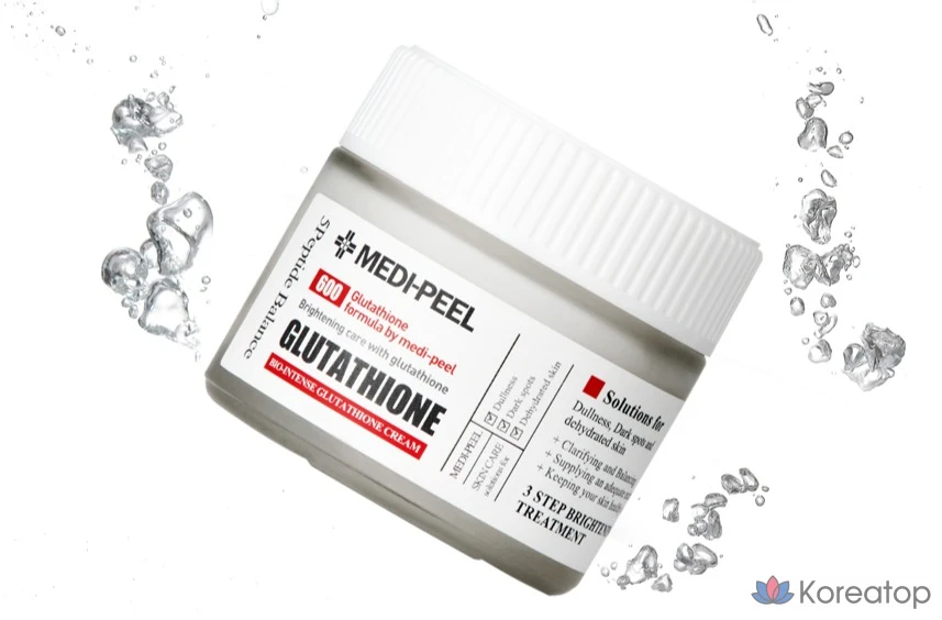 Набор для ухода Medi-Peel Bio Intense Glutathione White Cream 50g + Mela Plus Tox Ampoule 35ml Set, 1 шт.