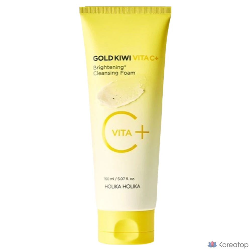 Очищающая пенка Holika Holika Gold Kiwi Vita C+ Brightening Cleansing Foam, 150 мл, 1 шт.