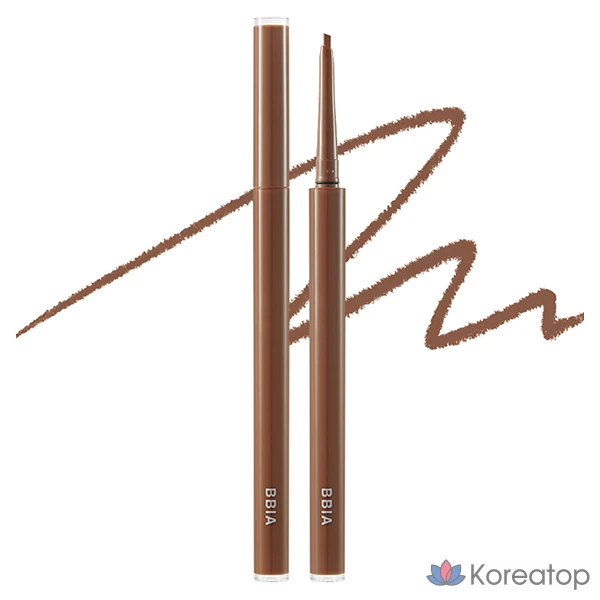 Айлайнер BBIA Last Auto Gel Eyeliner Slim, оттенок Soul Brown, 0.1 г, 1 шт.