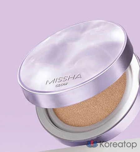 Кушон Missha Glow Layering Fit Cushion Refill, оттенок 21 Fair, 14 г, 1 шт., фото 5