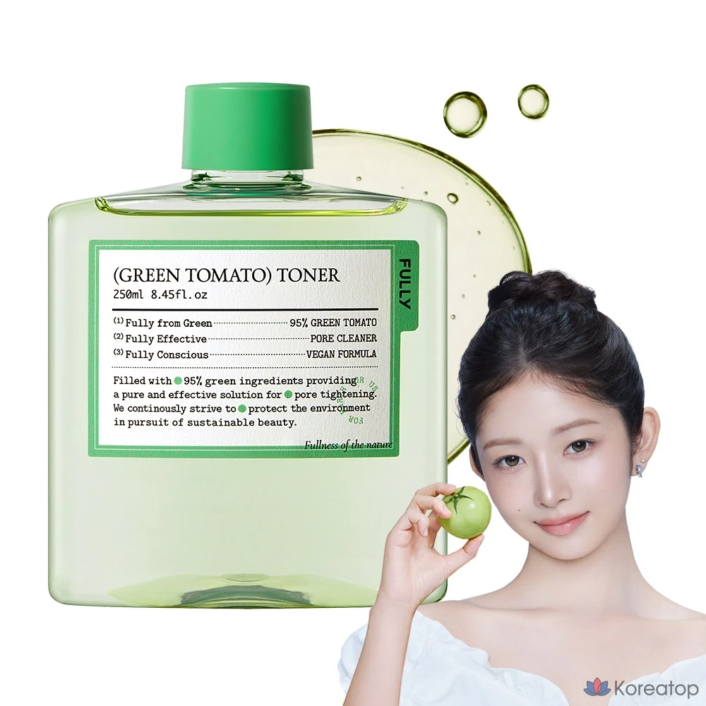 Тонер FULLY Green Tomato Toner, 250 мл, 1 шт.