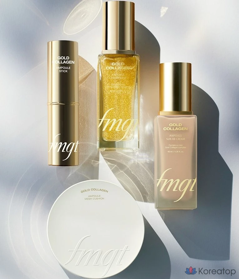 Солнцезащитный BB-крем FMGT New Gold Collagen Ampoule Sun BB Cream SPF50+ PA+++, 40 мл, 1 шт.