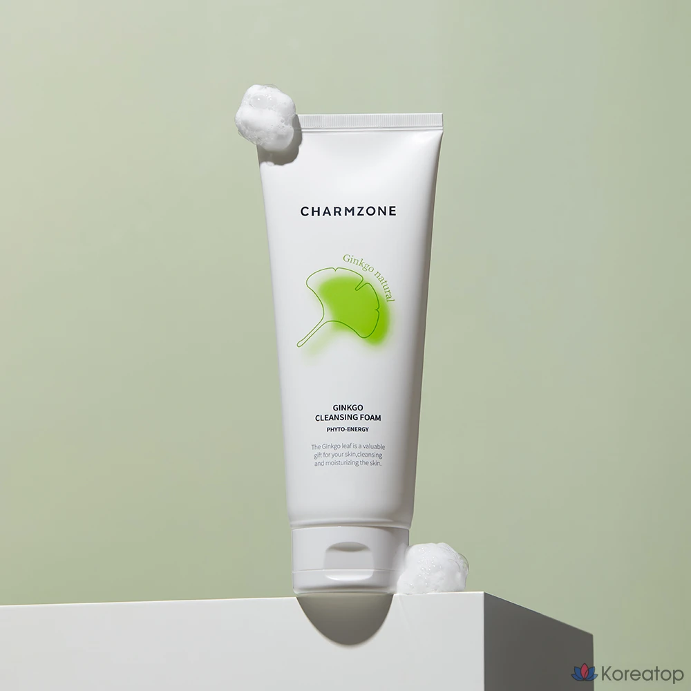 Очищающая пенка Charmzone Ginkgo Natural Cleansing Foam, 200 мл, 1 шт.
