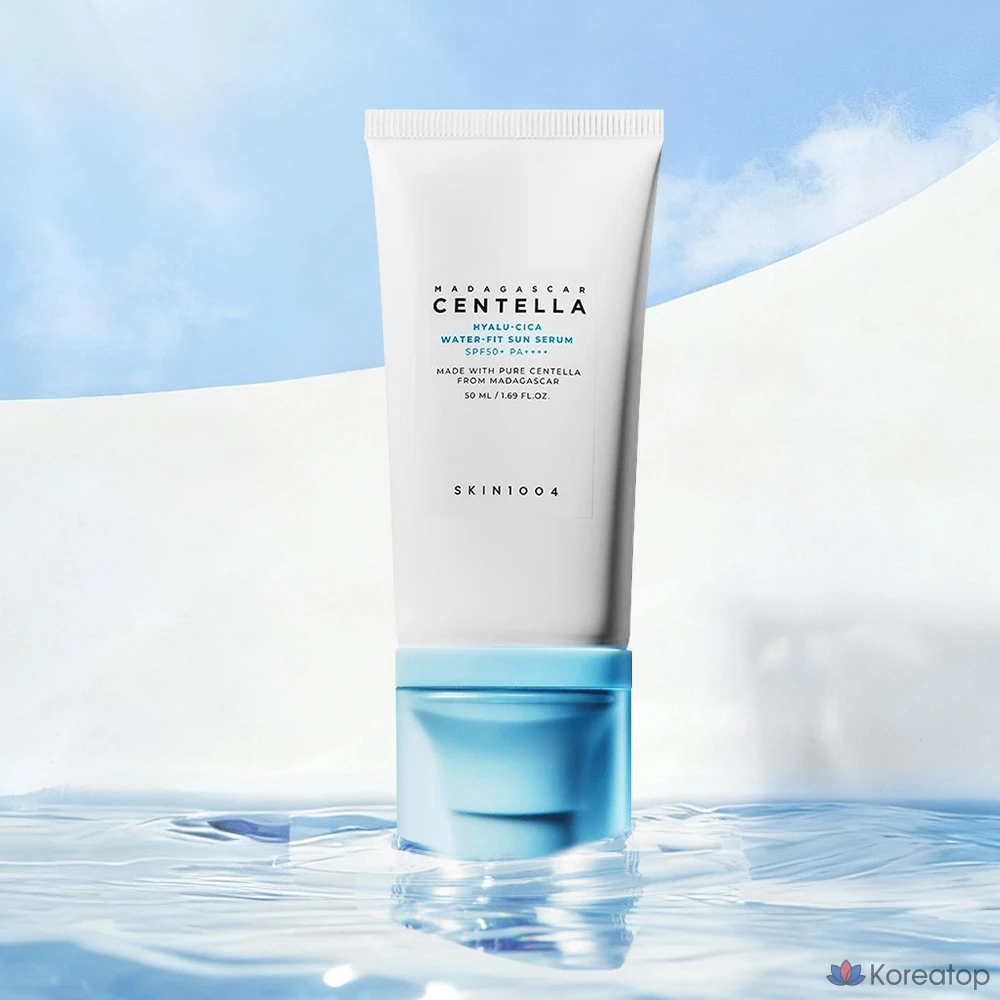 Солнцезащитная сыворотка SKIN1004 Centella Hyalu-Cica Water-Fit Sun Serum SPF50+ PA++++, 50 мл, 1 шт.