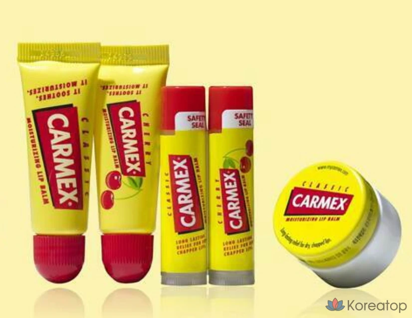 Бальзам для губ Carmex Moisturizing Lip Balm Stick, оттенок Cherry, 12.75 г, 3 шт.