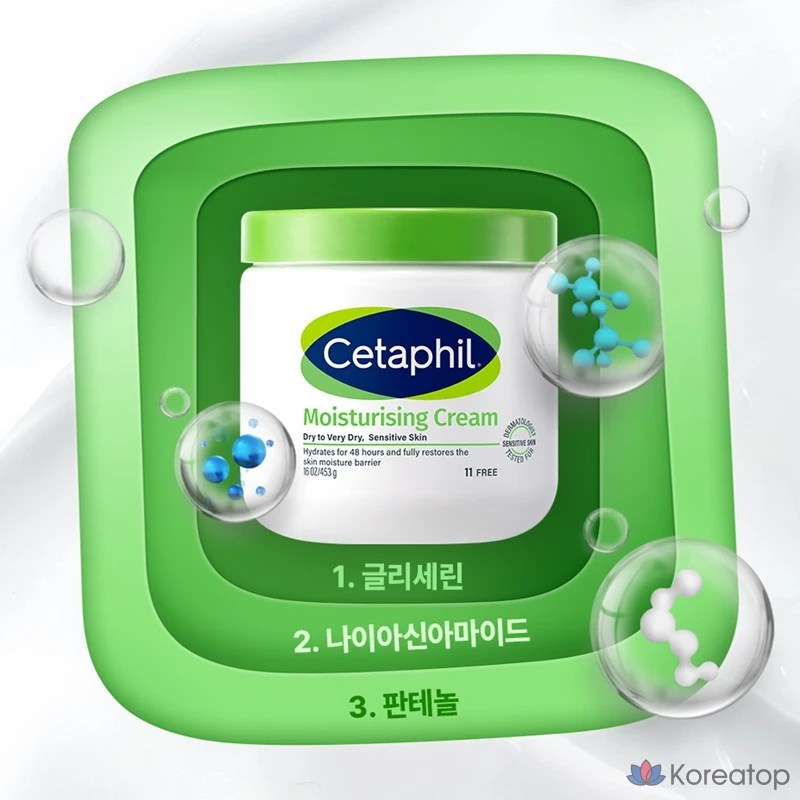 Увлажняющий крем Cetaphil Moisturizing Cream, 453 г, 1 шт., фото 5