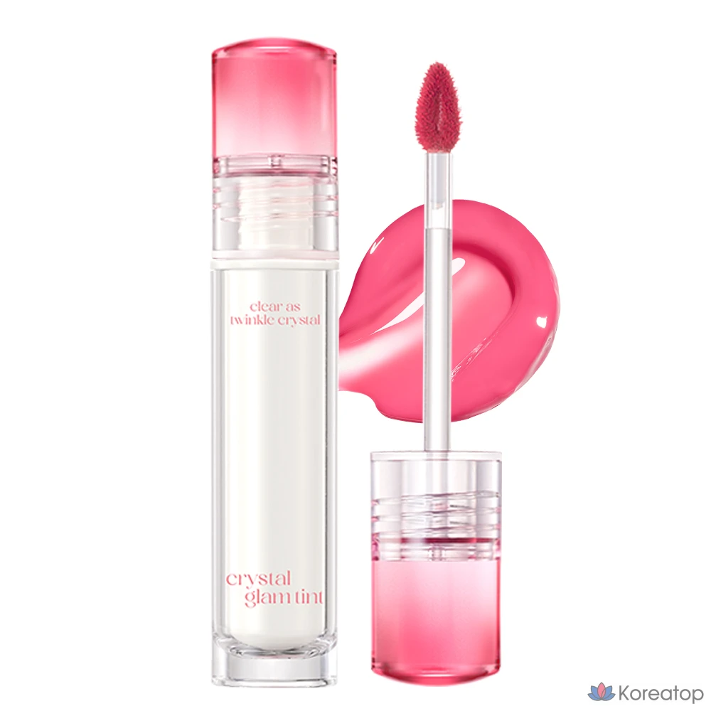 Тинт для губ Clio Crystal Glam Tint, оттенок 003 Blushed Peach, 3.4 г, 1 шт.
