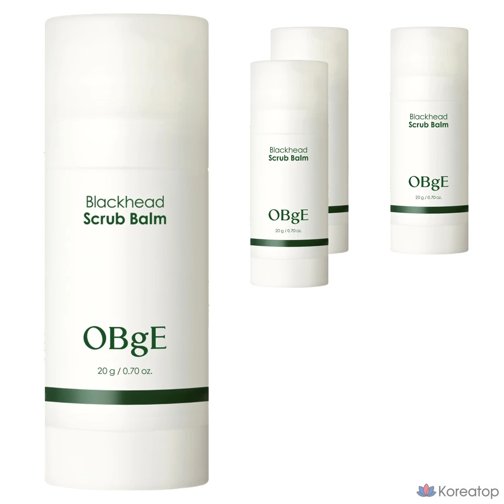 Скраб-бальзам OBge Blackhead Stick Scrub Balm, 20 г, 4 шт.