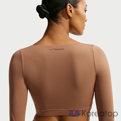Топ женский Nike Skims Matte Long-Sleeve Wrap Top, фото 2