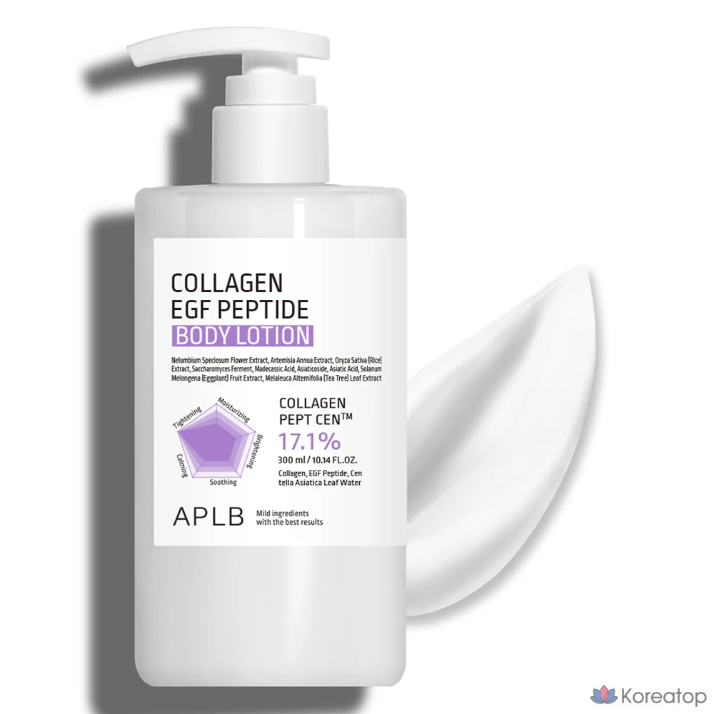 Боди-лосьон APLB Collagen EGF Peptide Body Lotion, 300 мл, 1 шт.