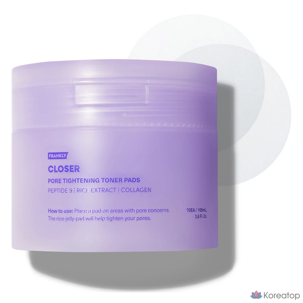 Тонер-пэды Frankly Closer Toner Pad, 105 мл, 70 шт.