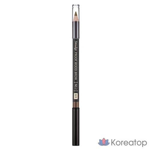Карандаш для бровей Missha Smudge Proof Wood Eyebrow Pencil, Brown, 1 шт.