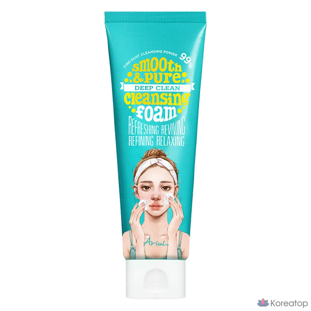 Очищающая пенка Ariul Smooth &amp; Pure Deep Clean Cleansing Foam, 120 мл, 1 шт.