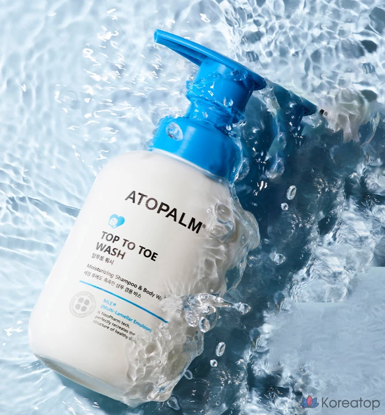 Очищающий гель для тела и лица Atopalm Top-to-Toe Wash All-in-One Cleanser, 460 мл, 1 шт., фото 3