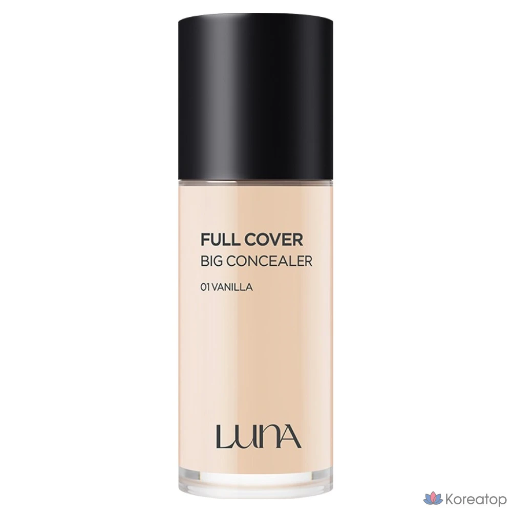 Консилер Luna Long Lasting Full Cover Big Concealer, оттенок 1 Vanilla, 40 г, 1 шт.