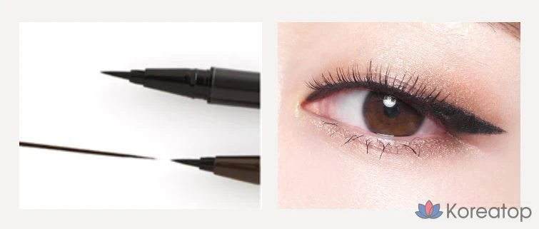 Подводка для глаз Innisfree Powerproof Brush Liner, оттенок 02 Brown, 0.6 г, 1 шт.