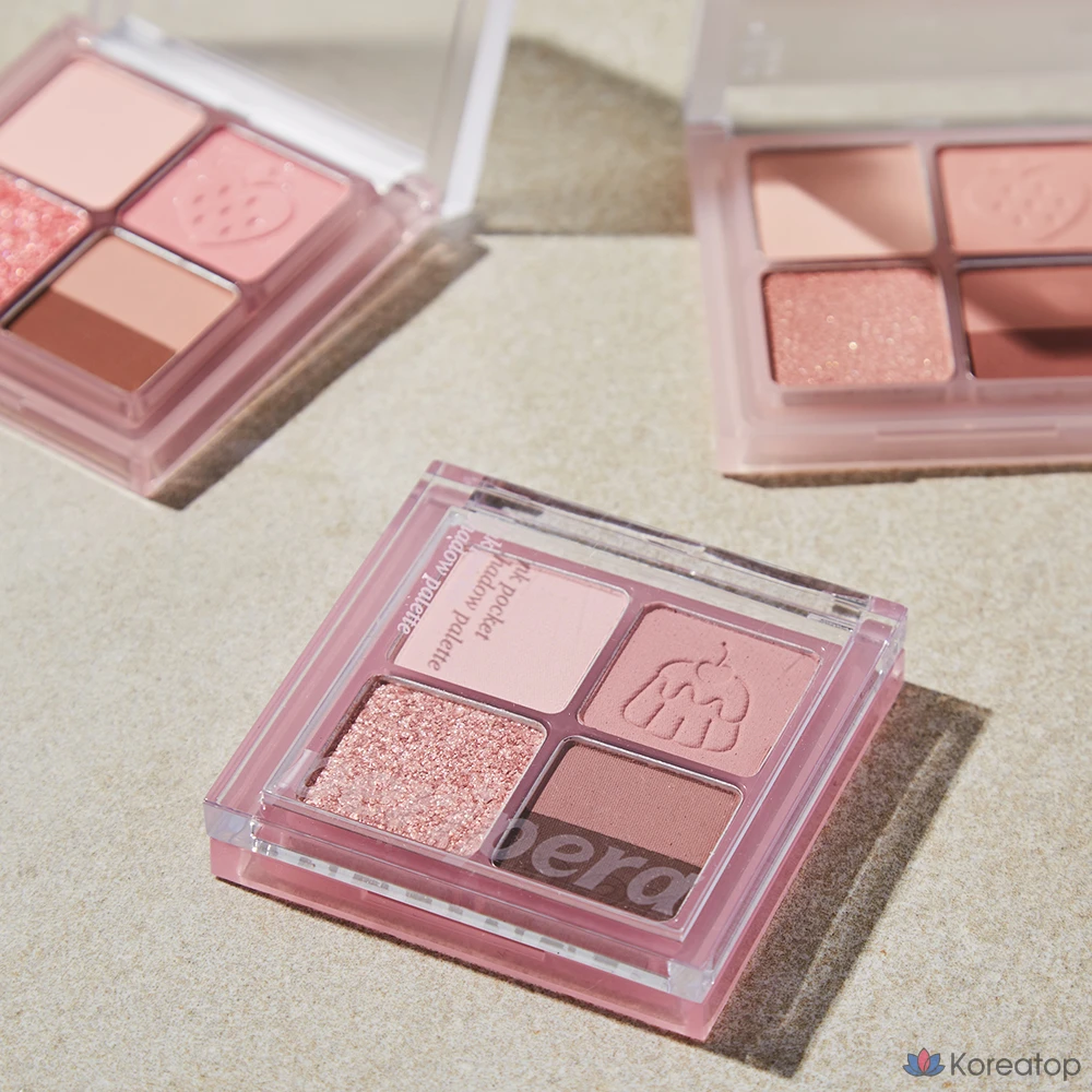 Тени для век Peripera Ink Pocket Shadow Palette 23AD Softberry, оттенок 8 Mute Strawberry, 1 шт., фото 5