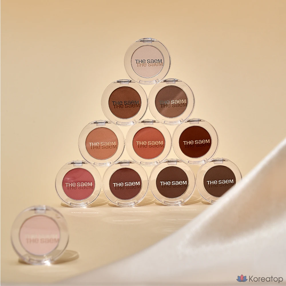 Тени для век The Saem Saemmul Single Matte Eyeshadow, оттенок CR01, 1 шт., фото 5