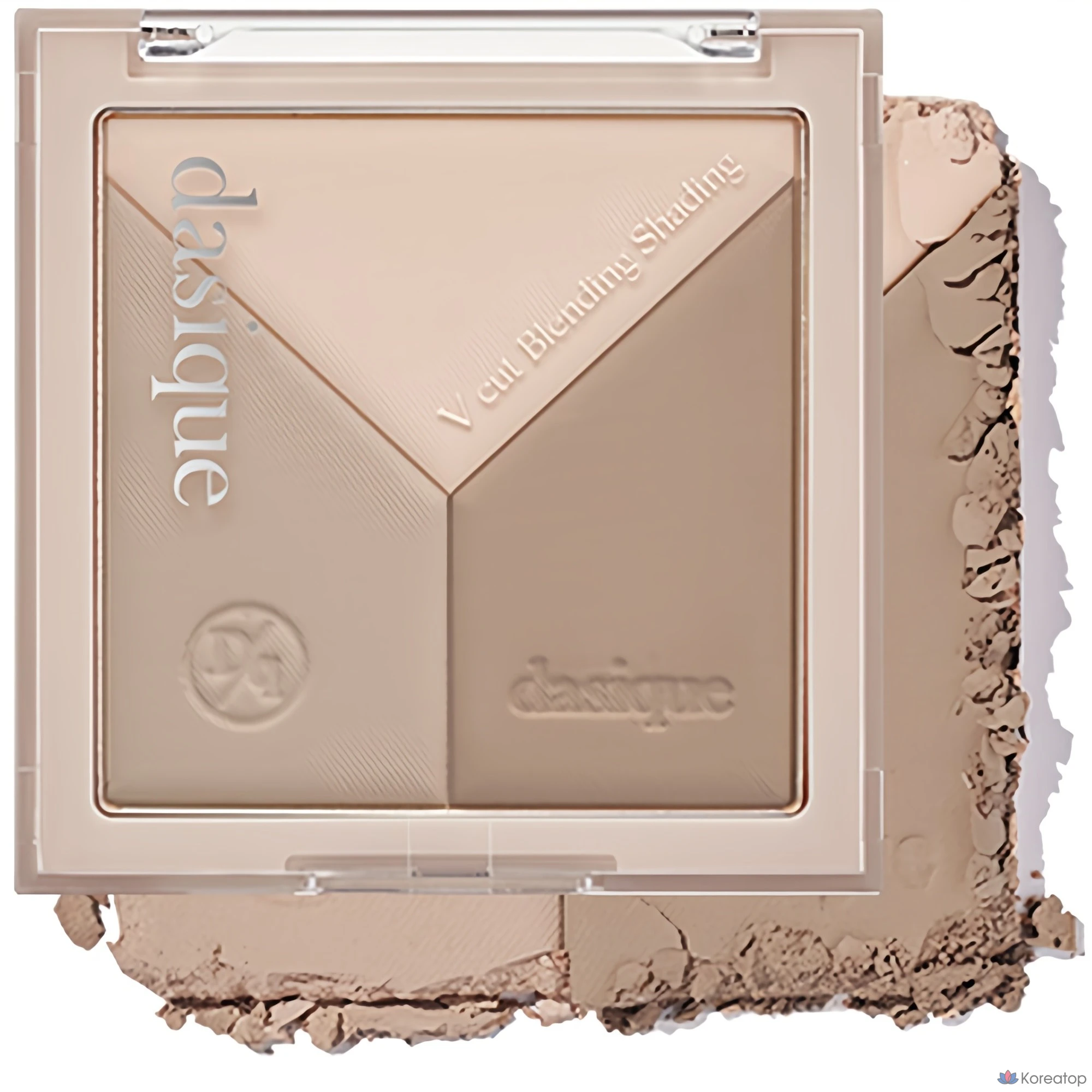 Шипучка для ванн Dasique V-Cut Shading, оттенок 02 Cool Blending, 13 г, 1 шт.