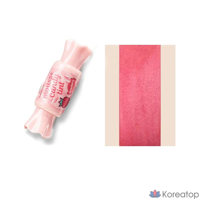 Тинт для губ The Saem Saemmul Mousse Candy Tint, оттенок 02 Strawberry Mousse, 8 г, 1 шт., фото 2