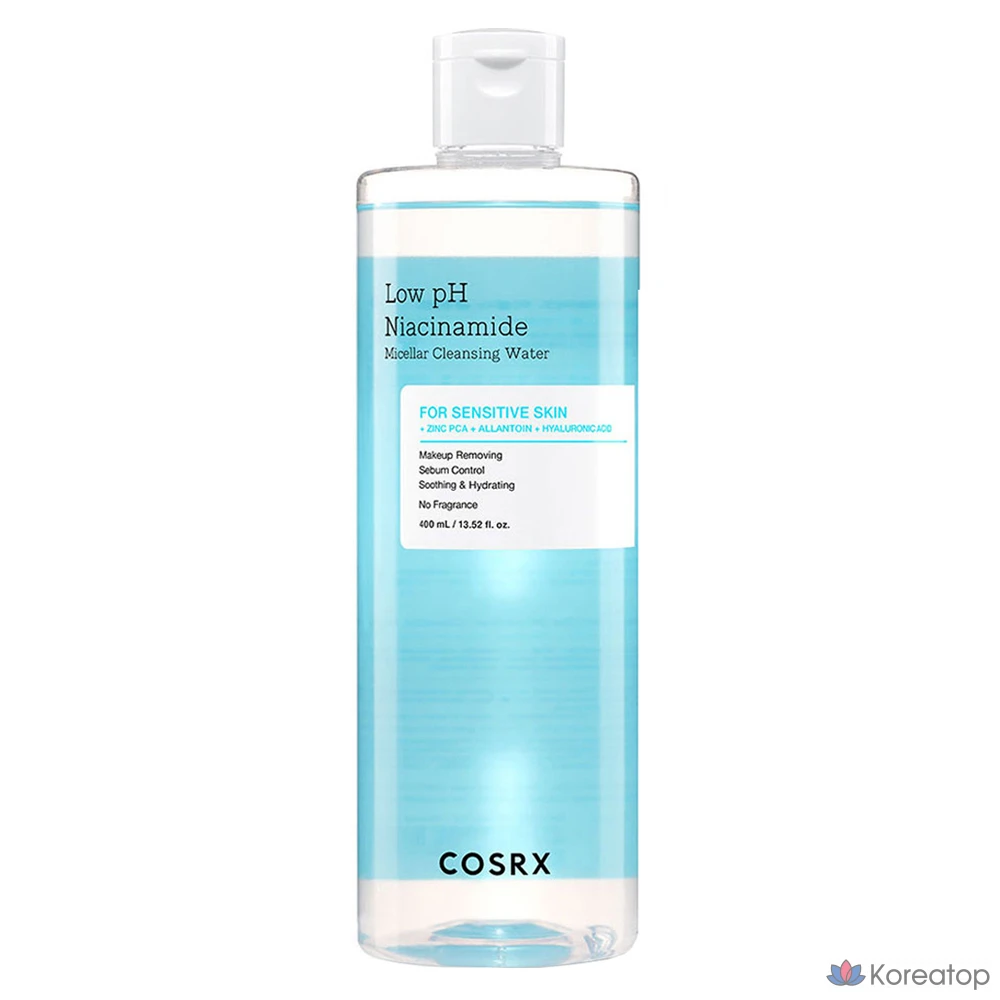 Мицеллярная вода COSRX Low pH Niacinamide Micellar Cleansing Water, 400 мл, 1 шт.