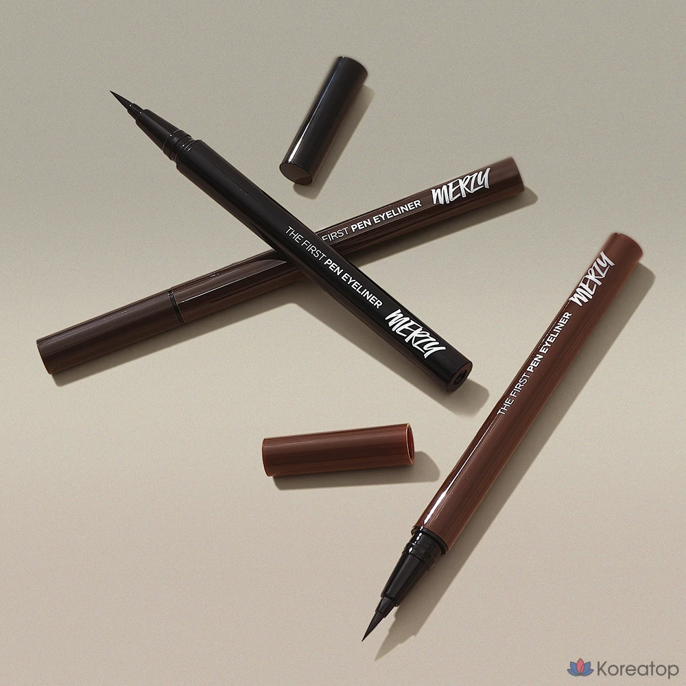 Подводка для глаз MERZY The First Pen Eyeliner, оттенок Brownie, 0.5 г, 1 шт.