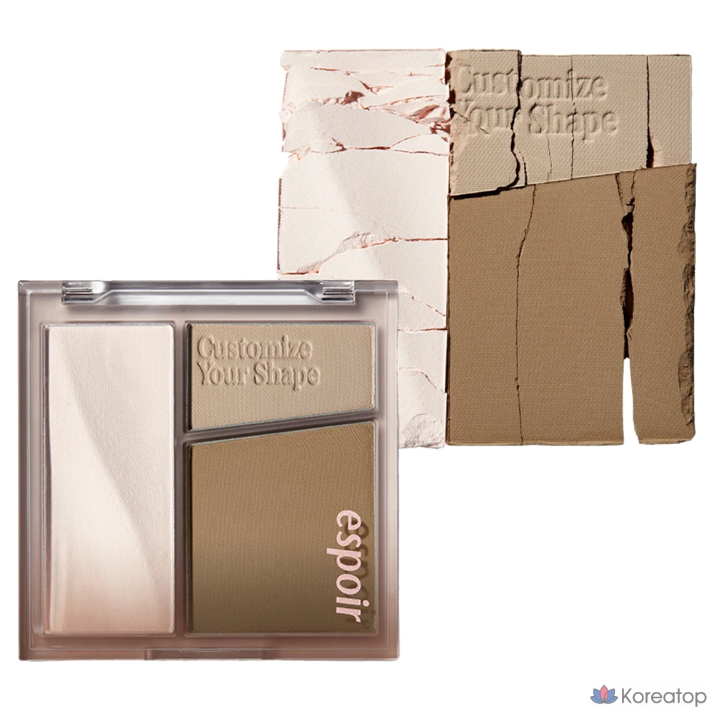 Палитра для контуринга Espoir Tone Pairing Contour Palette, оттенок 1 Neutral, 10 г, 1 шт.