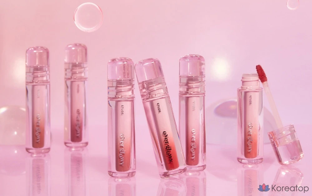 Тинт для губ Etude House Over Glowy Tint, оттенок 05 Blushed Cherry, 1 шт.