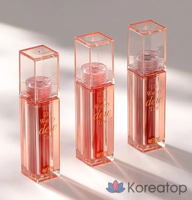 Тинт для губ MERZY The Watery Dew Tint, оттенок WD2 Beaten Rose, 4 г, 1 шт., фото 6