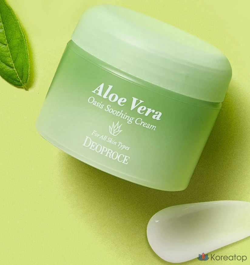 Крем Deoproce Aloe Vera Oasis Soothing Cream, 50 г, 1 шт.