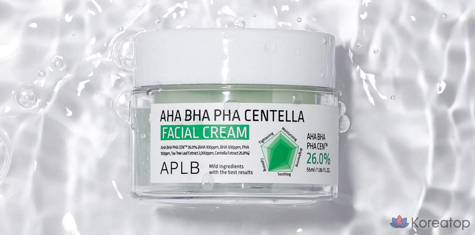 Пилинг-крем APLB AHA BHA PHA Centella Facial Cream, 55 мл, 1 шт.