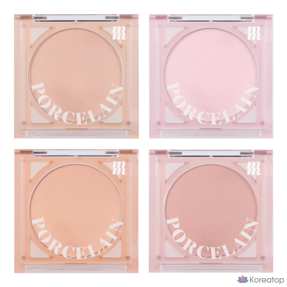 Румяна MERZY Porcelain Cheek Blusher, оттенок Mono Beige, 4.2 г, 1 шт., фото 3
