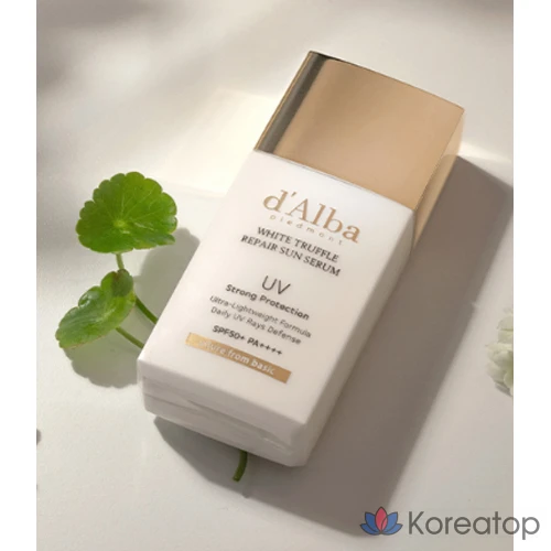 Солнцезащитный крем d'Alba White Truffle Repair Sun Serum SPF50+ PA++++, 35 мл, 1 шт.