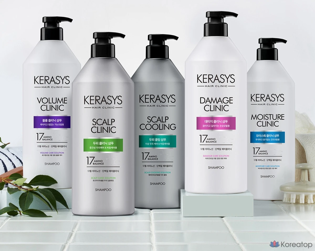 Шампунь KeraSys Scalp Cooling Protein, 1.5 л, 1 шт.