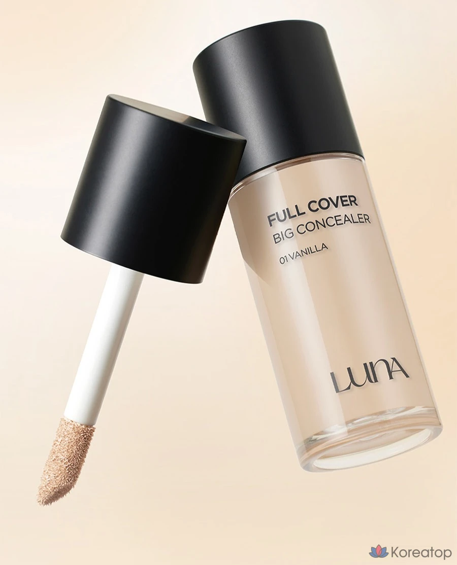 Консилер Luna Long Lasting Full Cover Big Concealer, оттенок 1 Vanilla, 40 г, 1 шт., фото 2