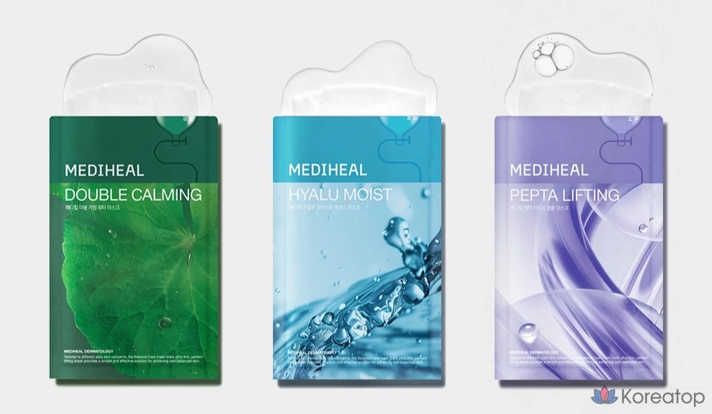 Набор для ухода MEDIHEAL Daily Solution Mask Pack 3-piece Set, 15 шт., фото 7