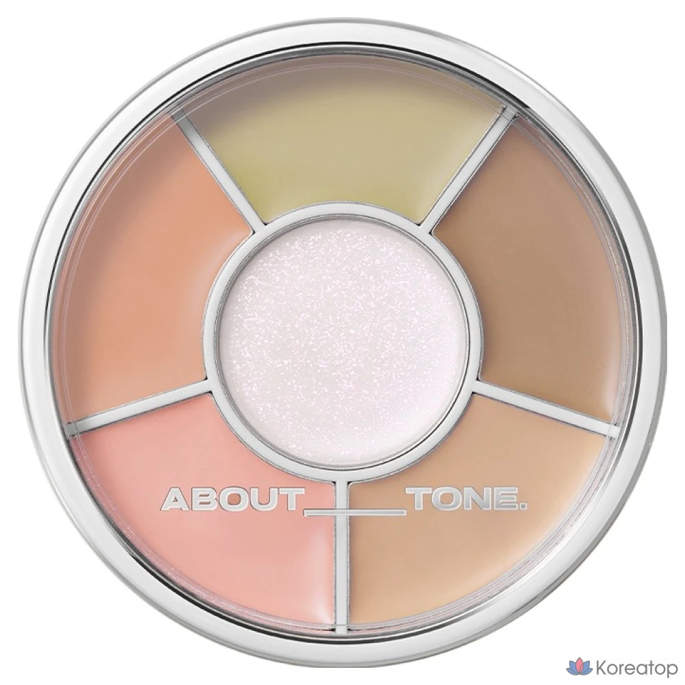 Палитра для лица ABOUT TONE Designing Multi Palette, оттенок 01 Basic, 6.5 г, 1 шт.