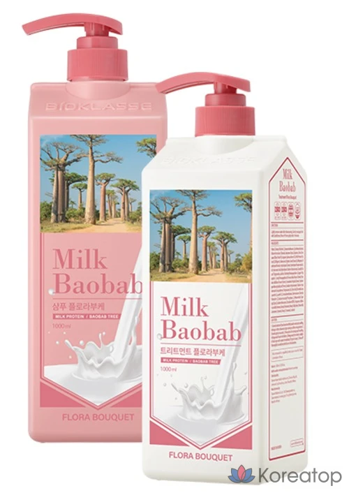 Шампунь Milk Baobab Flora Bouquet, 1 л, 1 шт., фото 2