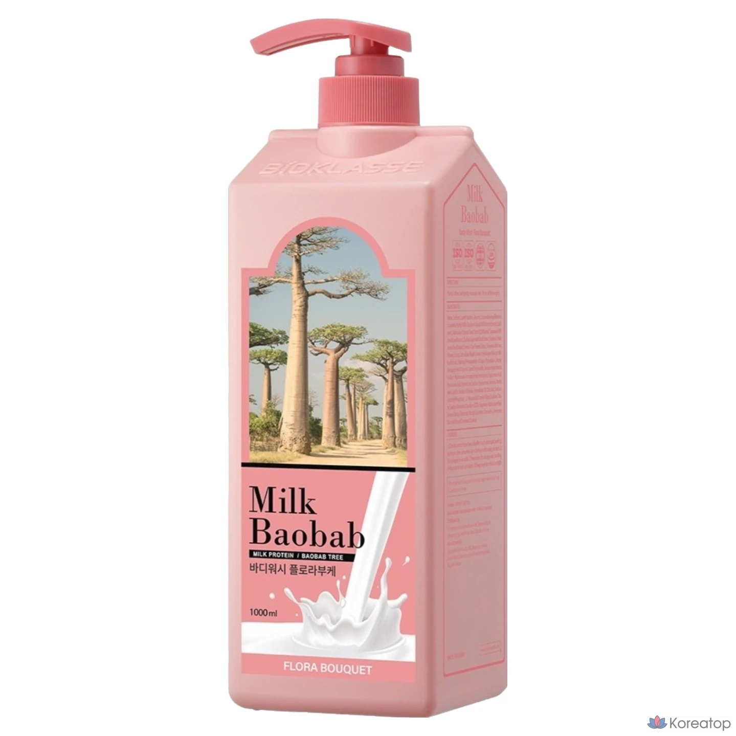 Гель для душа Milk Baobab Body Wash Flora Bouquet, 1 л, 1 шт., фото 2