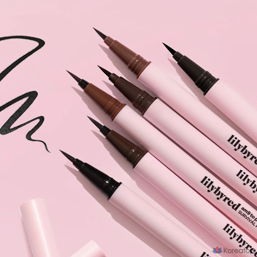 Подводка для глаз Lilybyred 9to9 Survival Pen Liner, оттенок Matte Brown, 0.6 г, 1 шт., фото 8