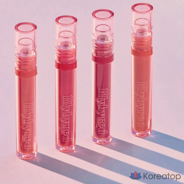 Тинт для губ Lilybyred Glossy Layer Fixing Lip Tint, оттенок 01 Chiki Peach, 1 шт., фото 4